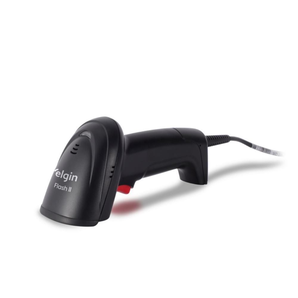 Leitor De Códigos De Barras Elgin FLASH II USB Preto