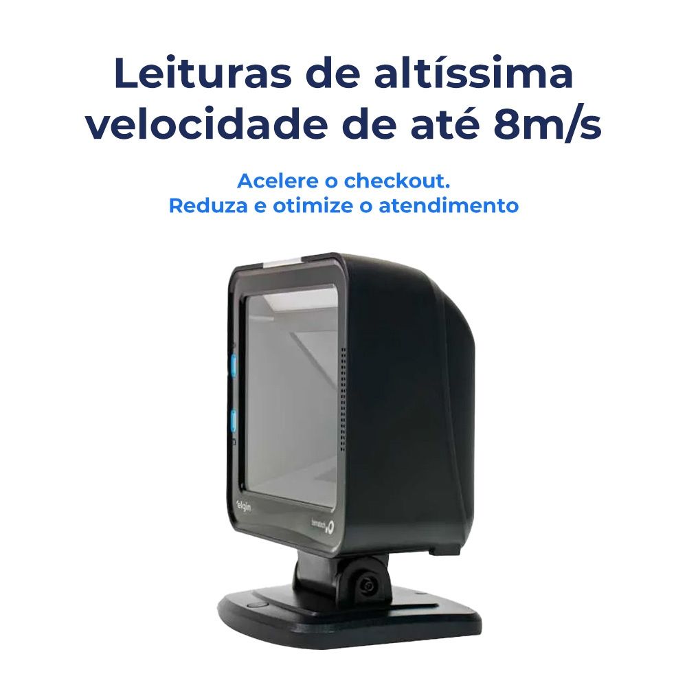 Leitor de Código de Barras Fixo Elgin EL8600IA 8M/S