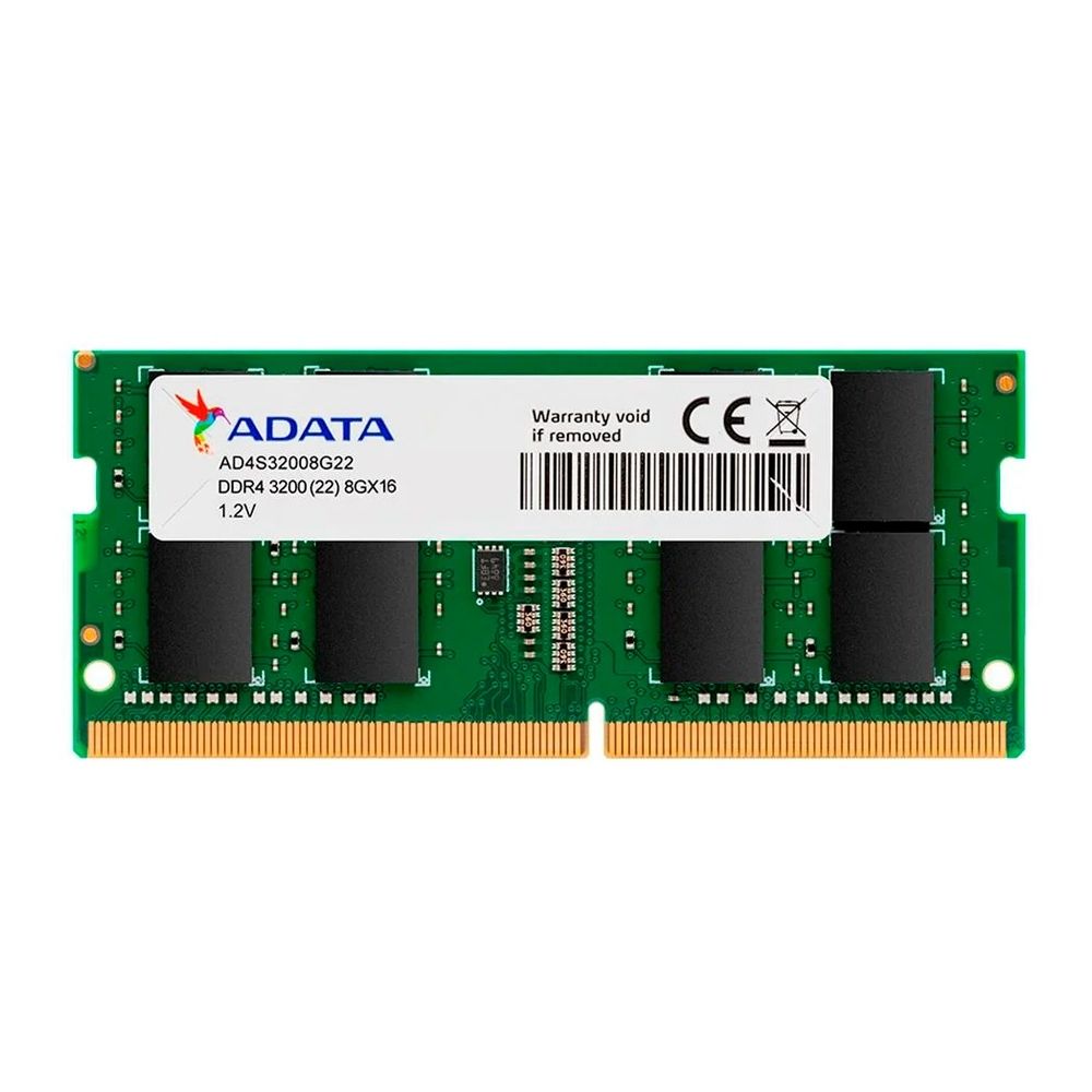 Memória para Notebook Adata 8GB DDR4 3200MHz AD4S32008G22
