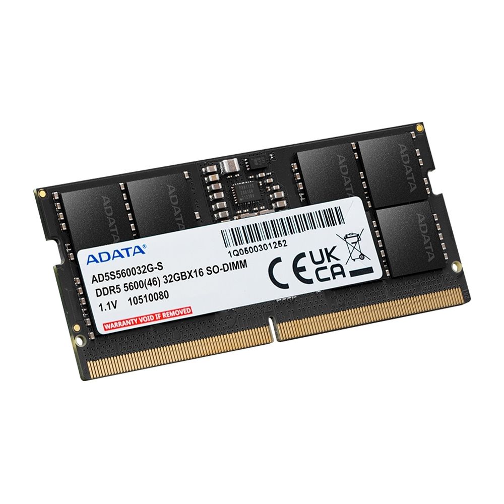 Memória para Notebook Adata 32GB DDR5 5600MHz AD5S560032G-S