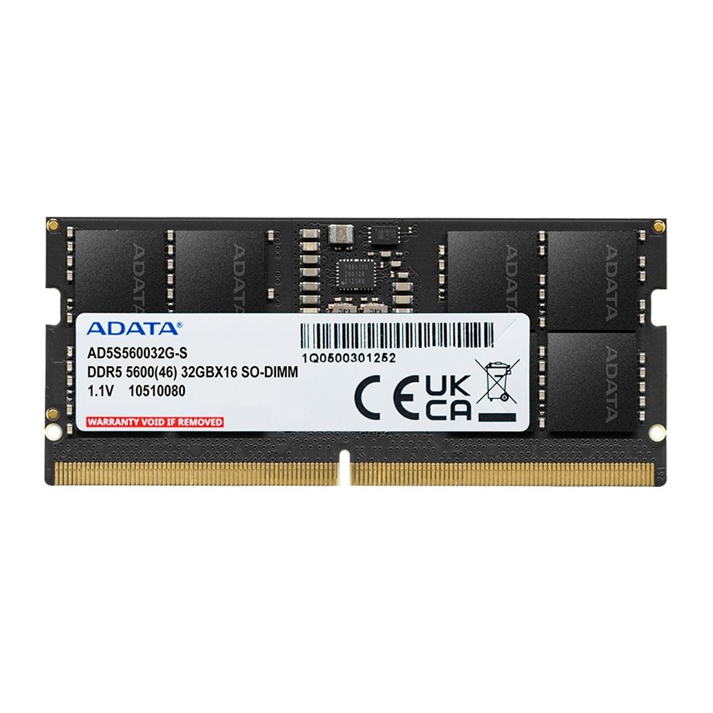 Memória para Notebook Adata 32GB DDR5 5600MHz AD5S560032G-S