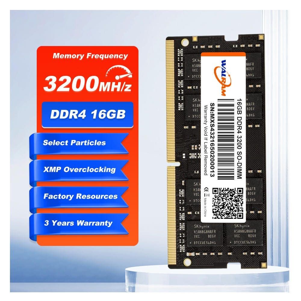 Memória para Notebook Walram 16GB DDR4 3200MHz