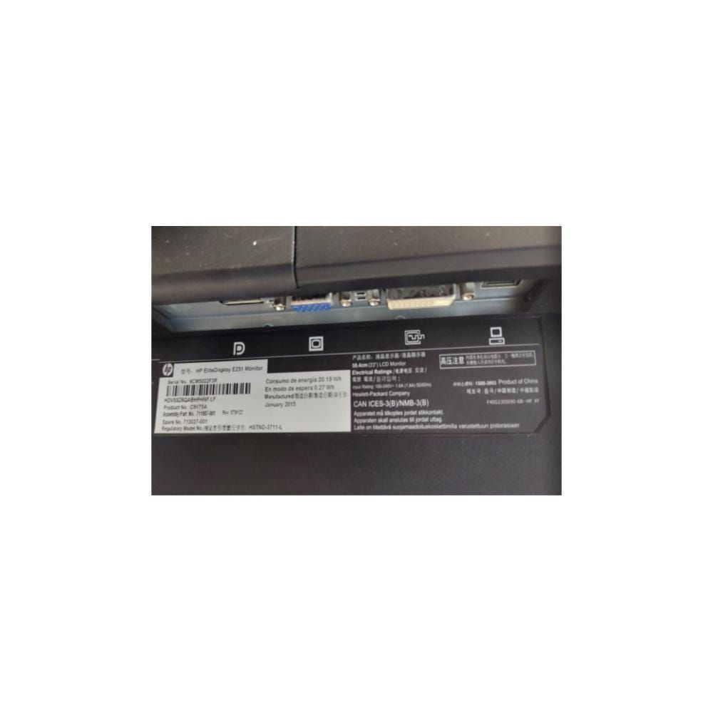 Monitor HP LED 23" E231 Full HD Usado