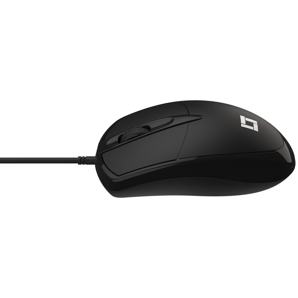 Mouse LeaderTech MS200 USB 1000DPI Com Fio Preto