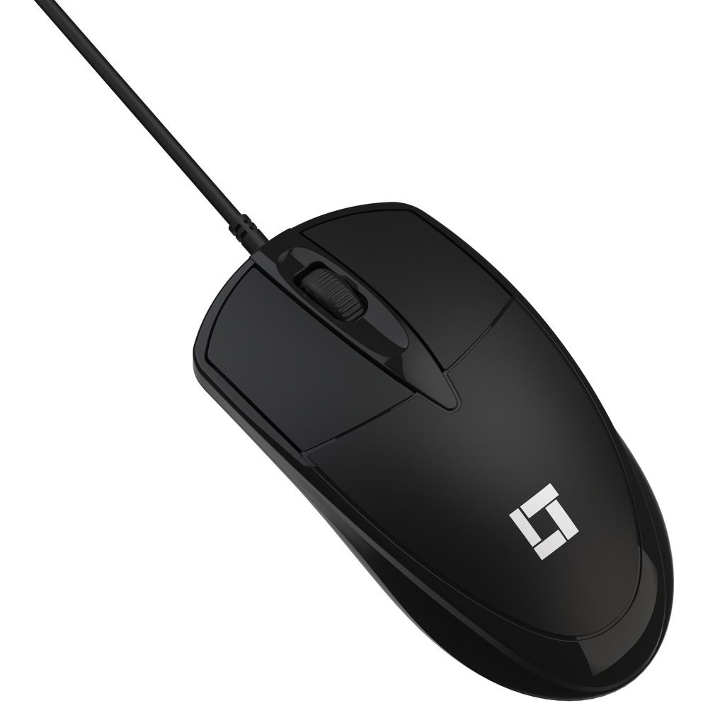Mouse LeaderTech MS200 USB 1000DPI Com Fio Preto