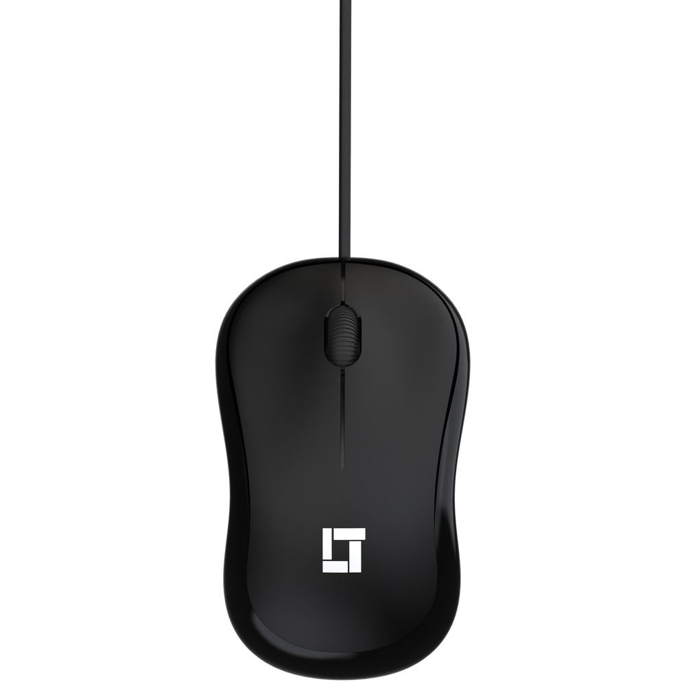 Mouse LeaderTech MS300 USB 1000DPI Com Fio Preto