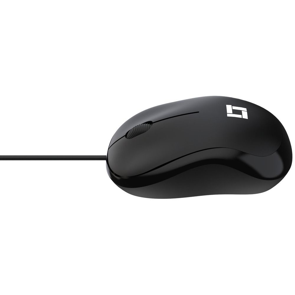Mouse LeaderTech MS300 USB 1000DPI Com Fio Preto