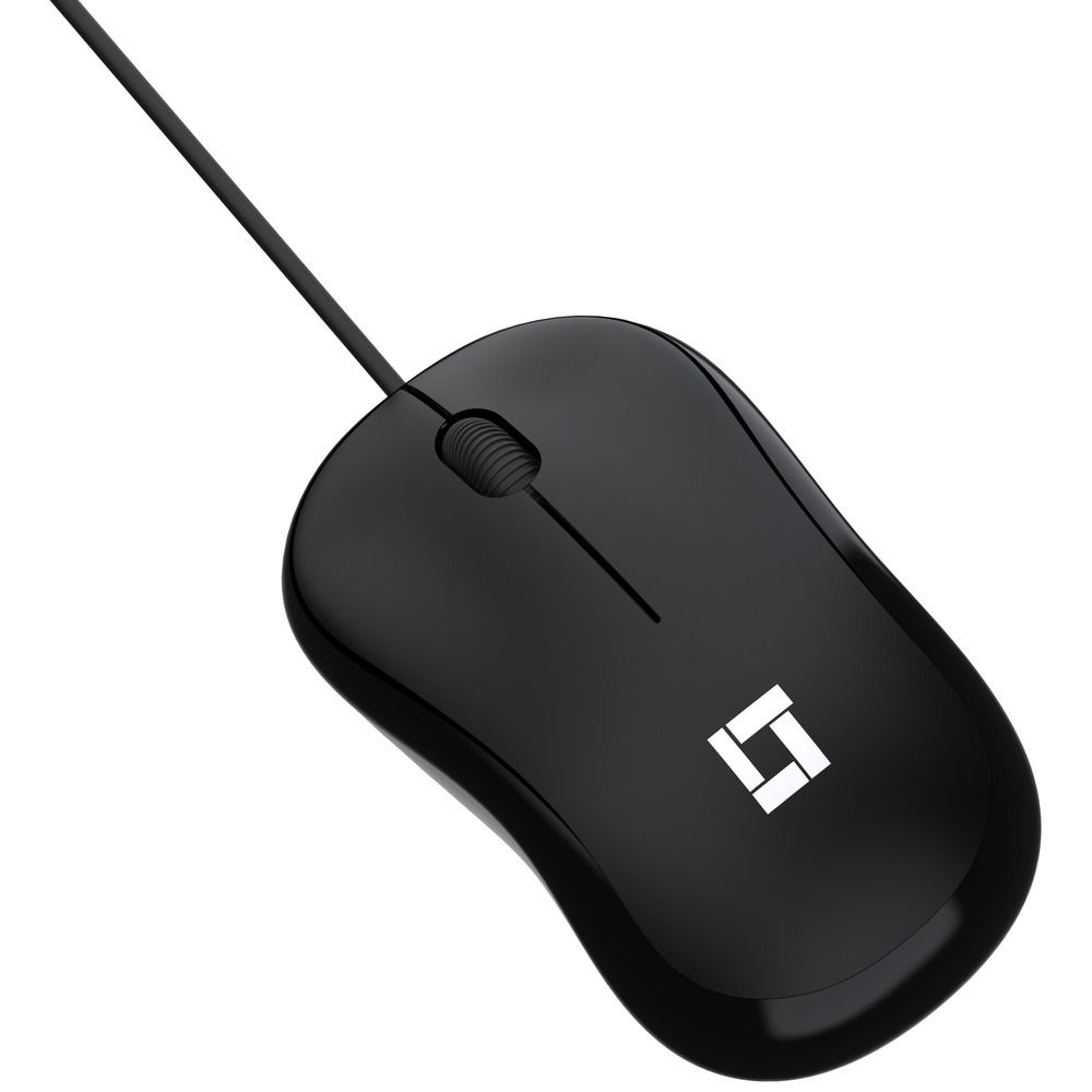 Mouse LeaderTech MS300 USB 1000DPI Com Fio Preto