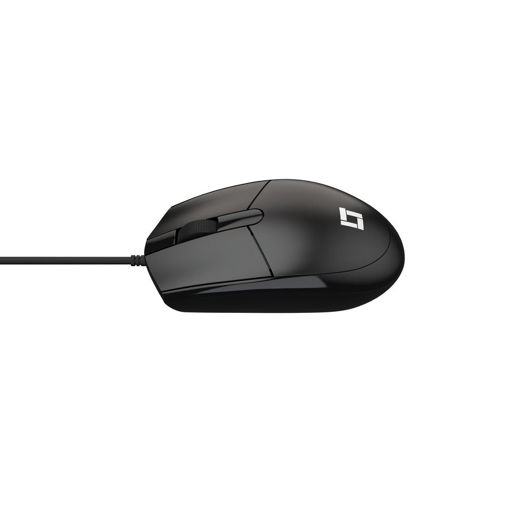 Mouse LeaderTech MS400 USB 1000DPI Com Fio Preto