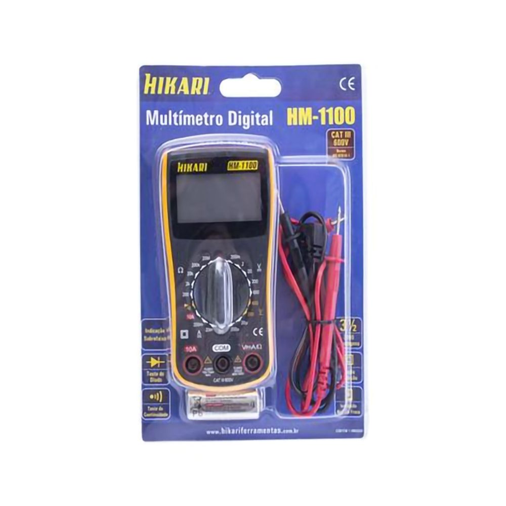 Multímetro Digital Hikari HM-1100