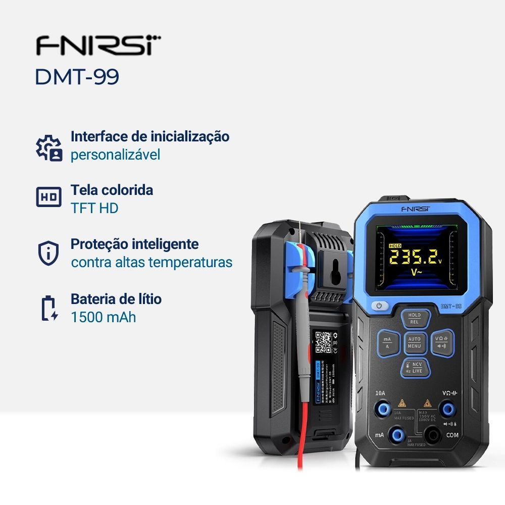 Multímetro Digital De Alta Precisão FNIRSI DMT-99