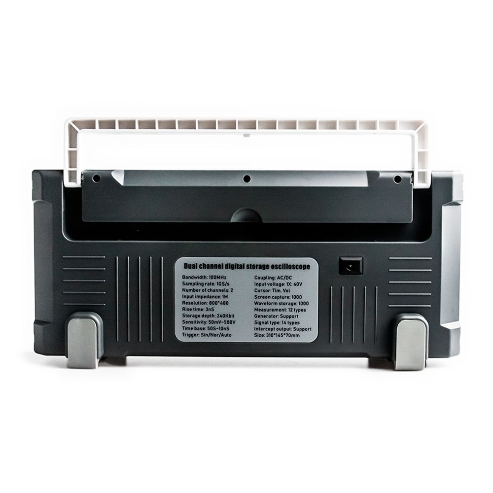 Osciloscópio Digital de Bancada FNIRSI 1014D 100MHz com Gerador de Sinais
