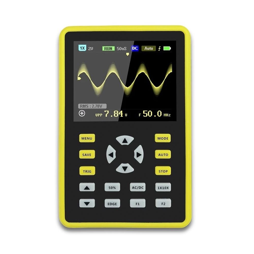 Osciloscópio Digital Portátil FNIRSI 5012H 100 MHz com Gerador de Sinais