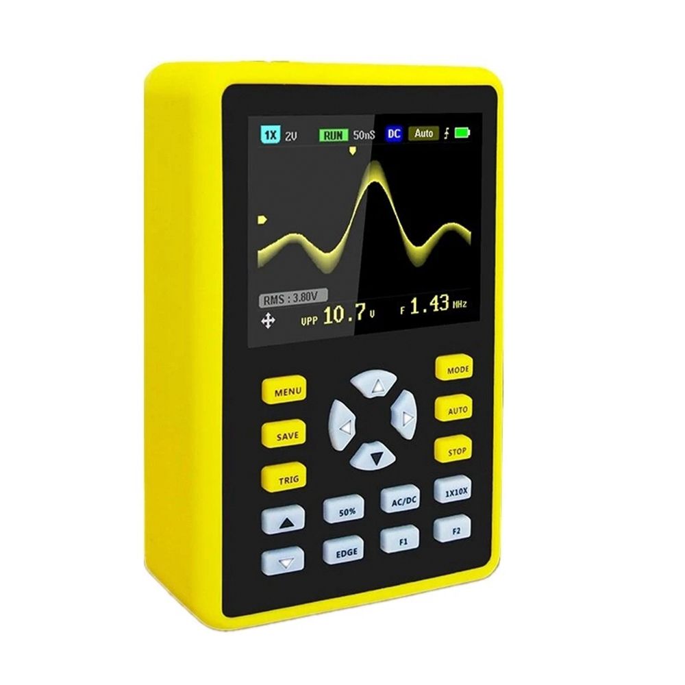 Osciloscópio Digital Portátil FNIRSI 5012H 100 MHz com Gerador de Sinais