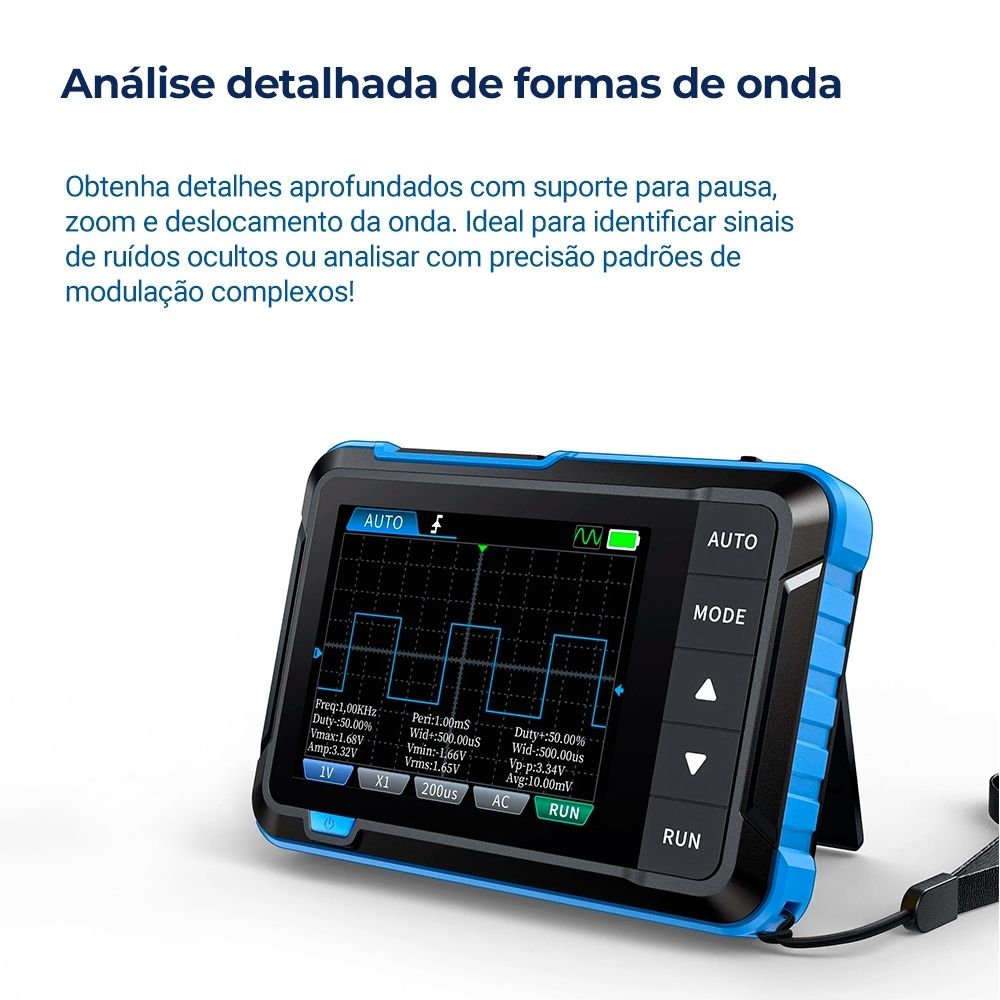 Mini Osciloscópio Digital FNIRSI Portátil DSO153