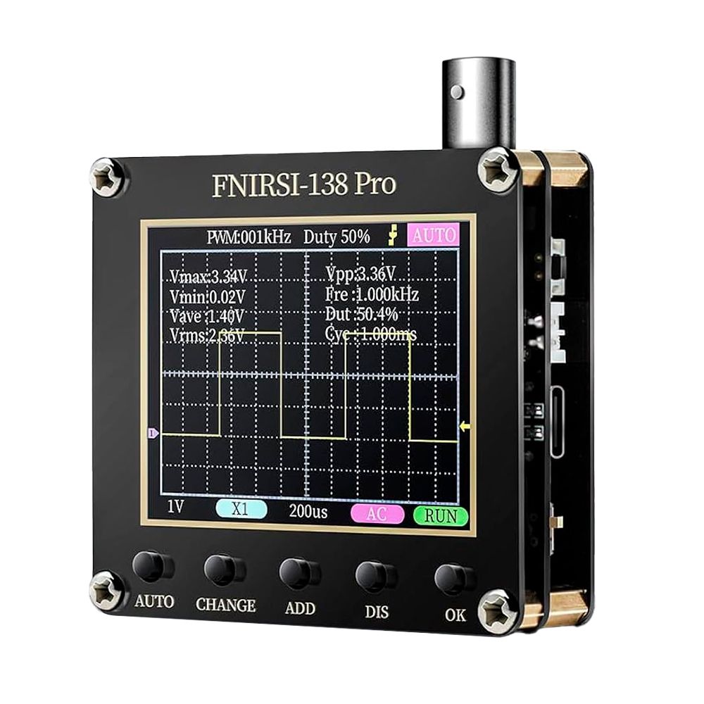 Osciloscópio Digital FNIRSI Portátil 138PR-4
