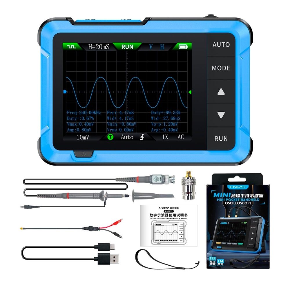 Osciloscópio Pórtatil Tablet FNIRSI DSO-510 10MHz