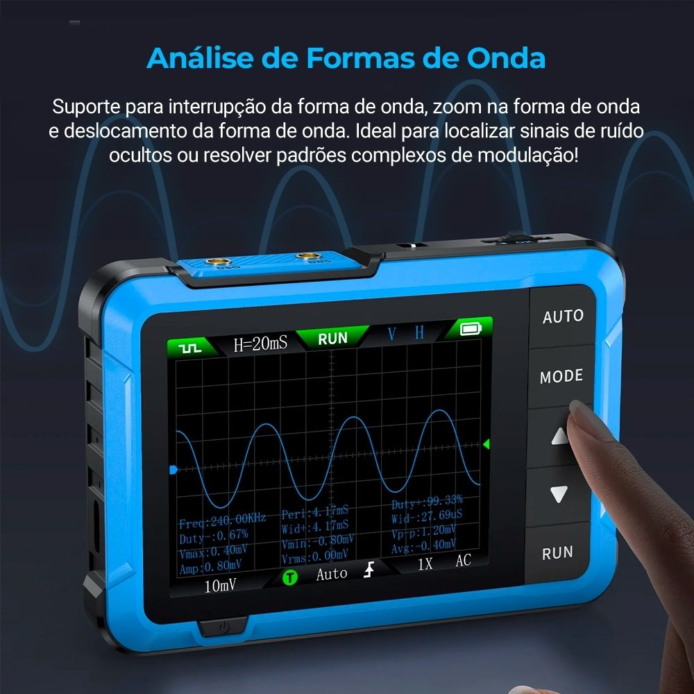 Osciloscópio Pórtatil Tablet FNIRSI DSO-510 10 MHZ