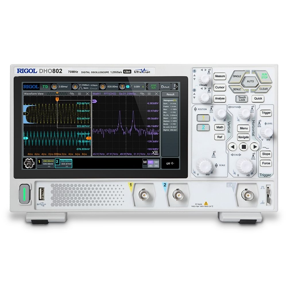 Osciloscópio Digital Rigol DHO802 70MHz