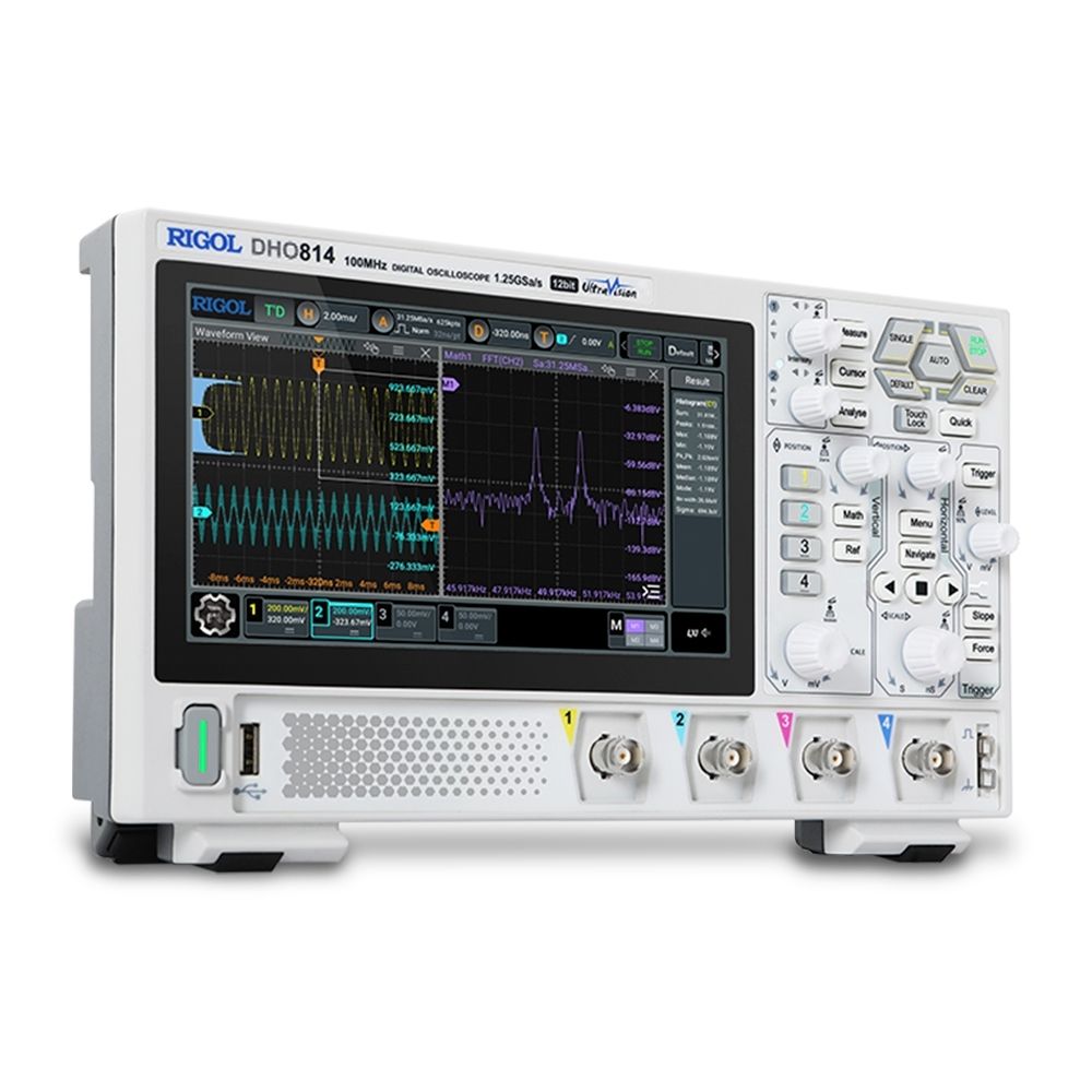 Osciloscópio Digital Rigol DHO814 100MHz