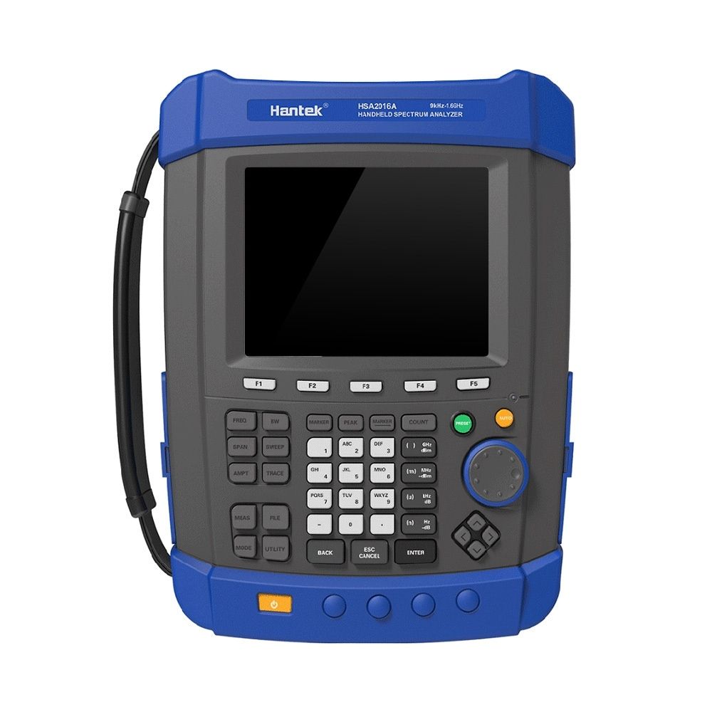 Analisador de Espectro Hantek HSA2016B Digital Portátil 9KHz a 1.6GHz com Conversor de Impedância 50Ω - 75Ω