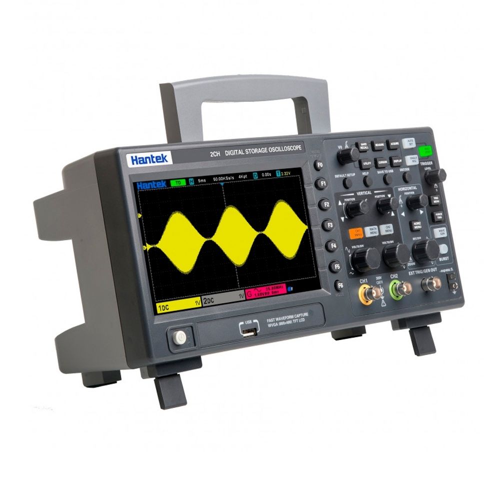 Osciloscópio Digital Hantek DSO2D15 150MHz 1GS/s 2 Canais 8Mpts