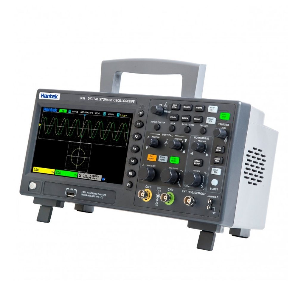 Osciloscópio Digital Hantek DSO2D15 150MHz 1GS/s 2 Canais 8Mpts