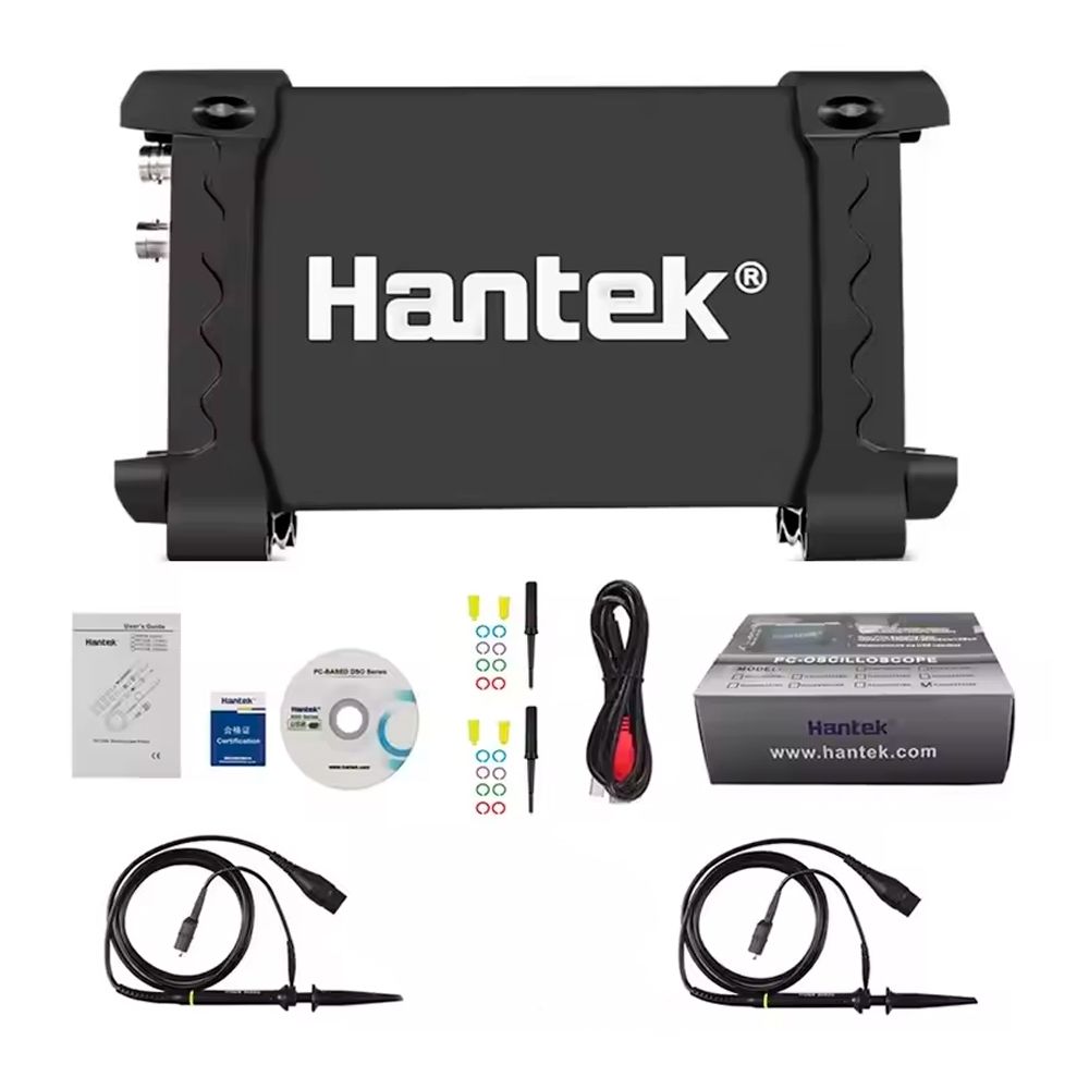 Osciloscópio Digital Hantek 6022BE 20MHz 2 Canais 48MSa/s 1M