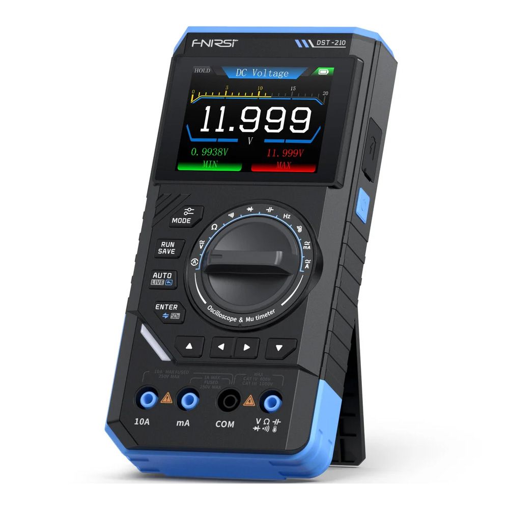 Osciloscópio Digital 3 em 1 FNIRSI DST-210