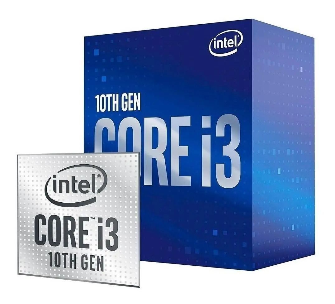 Processador Intel Core i3-10100F, 3.6GHz (4.3GHz Max Boost), 10° Gen, LGA 1200, 4 Núcleos, 8 Threads, Cache 6MB - BX8070110100F