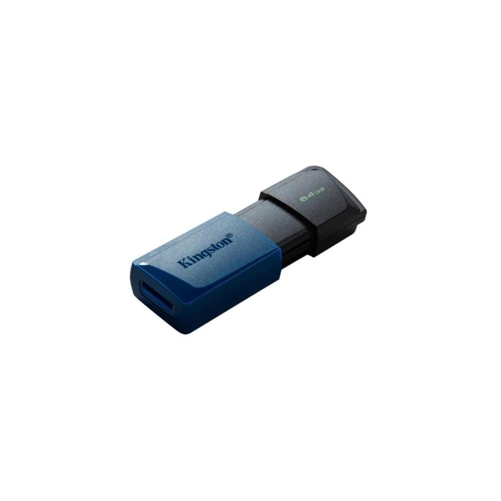 Pen Drive 64 GB Kingston DataTraveler DTXM/64GB USB 3.2 Gen 1 Preto com Azul