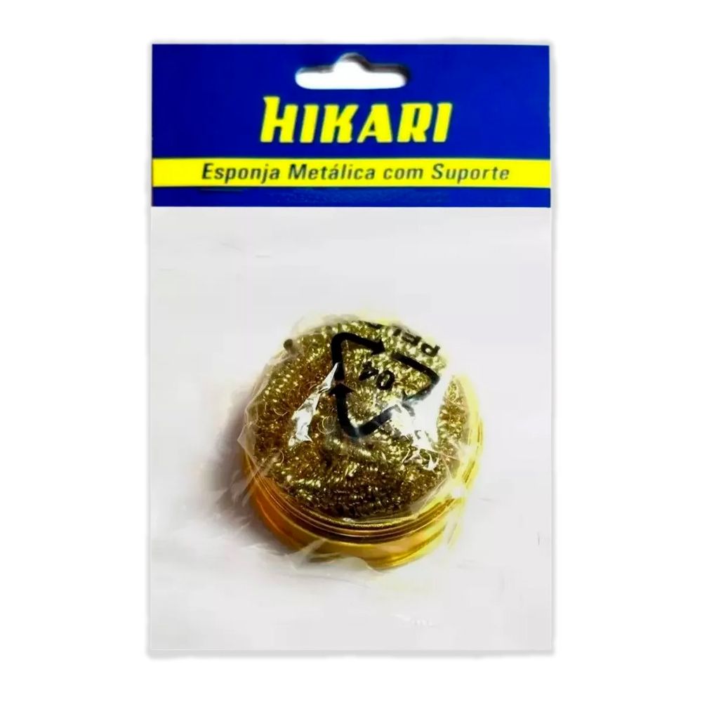 Esponja Metálica com Suporte Hikari HSE-20