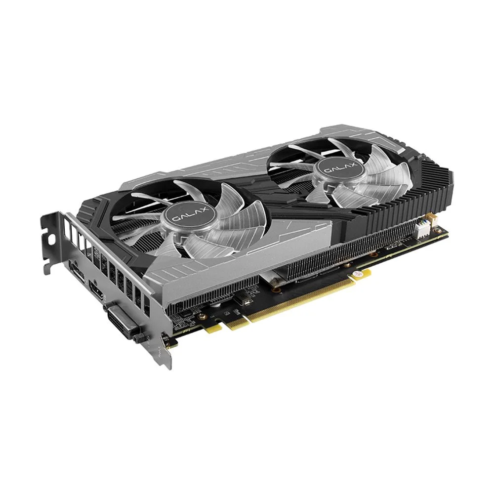 Placa de Vídeo Galax NVIDIA GeForce RTX 2060 Plus, 1 Click, OC, 12GB, GDDR6, 192 Bits, HDMI/DP/DVI - 26NRL7HP68NC