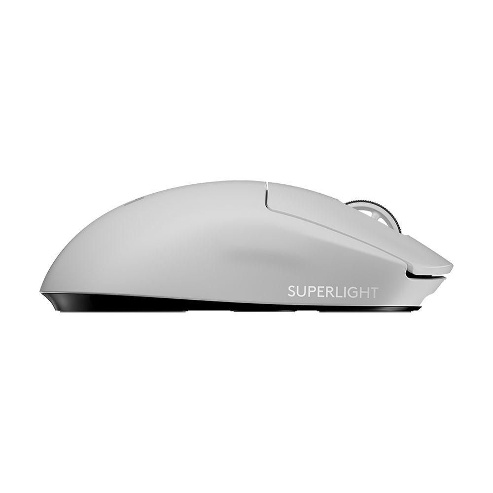 Mouse Gamer Logitech G PRO X Superlight, Lightspeed, 5 Botões, 25000 DPI Ajustável, Branco - 910-005941