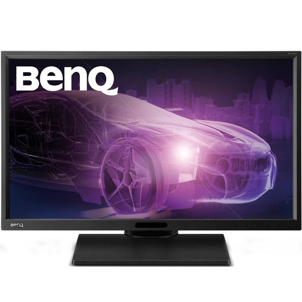 Monitor BenQ 23.8" IPS QHD Flicker-free Low Blue Light HDMI e DisplayPort Modo CAD/CAM Ajuste de Altura - BL2420PT