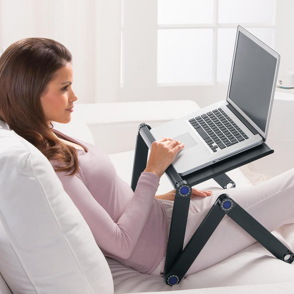 Suporte para Notebook Articulado em Alumínio
