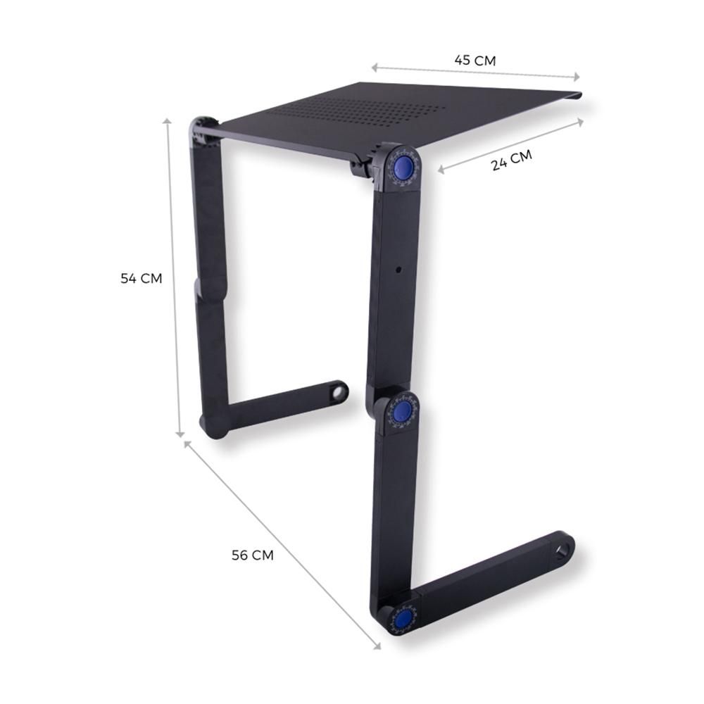 Suporte para Notebook Articulado em Alumínio