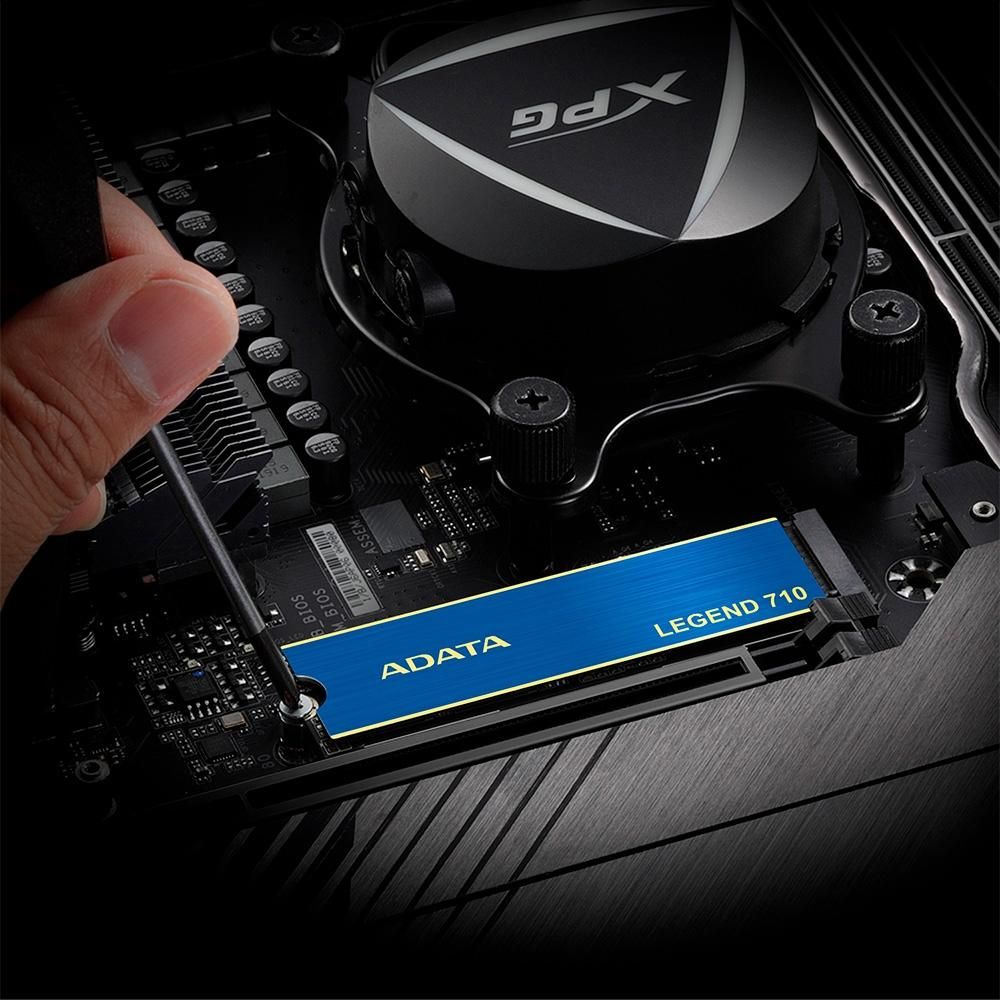 SSD Adata 1TB PCIE GEN 3 X 4 Leitura 2400 MB/S Gravação 1800 MB/S ALEG-710-1TCS