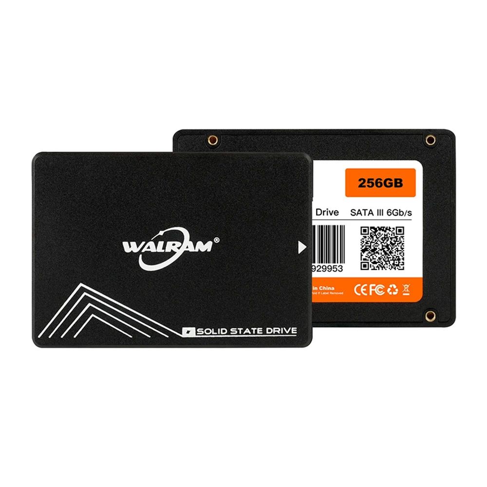 SSD Walram 256GB SATA III Leitura 500 MB/S Gravação 450 MB/S
