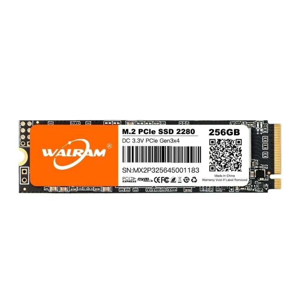 SSD Walram 256GB M.2 NVME 3.0 Leitura 1838MB/s Gravação 1041MB/s