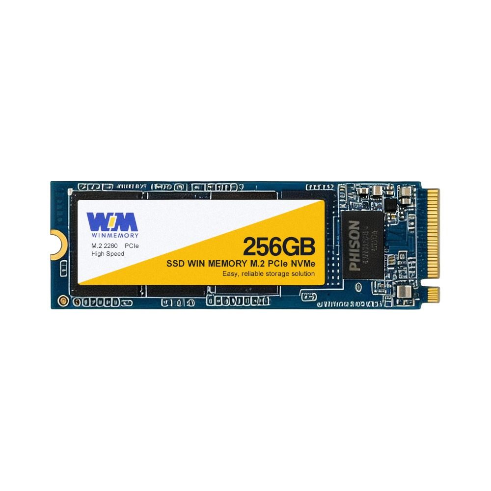 SSD Winmemory 256GB M.2 NVMe PCIE Leitura 2280MB/s Gravação 1100MB/s SWG256G-N12H