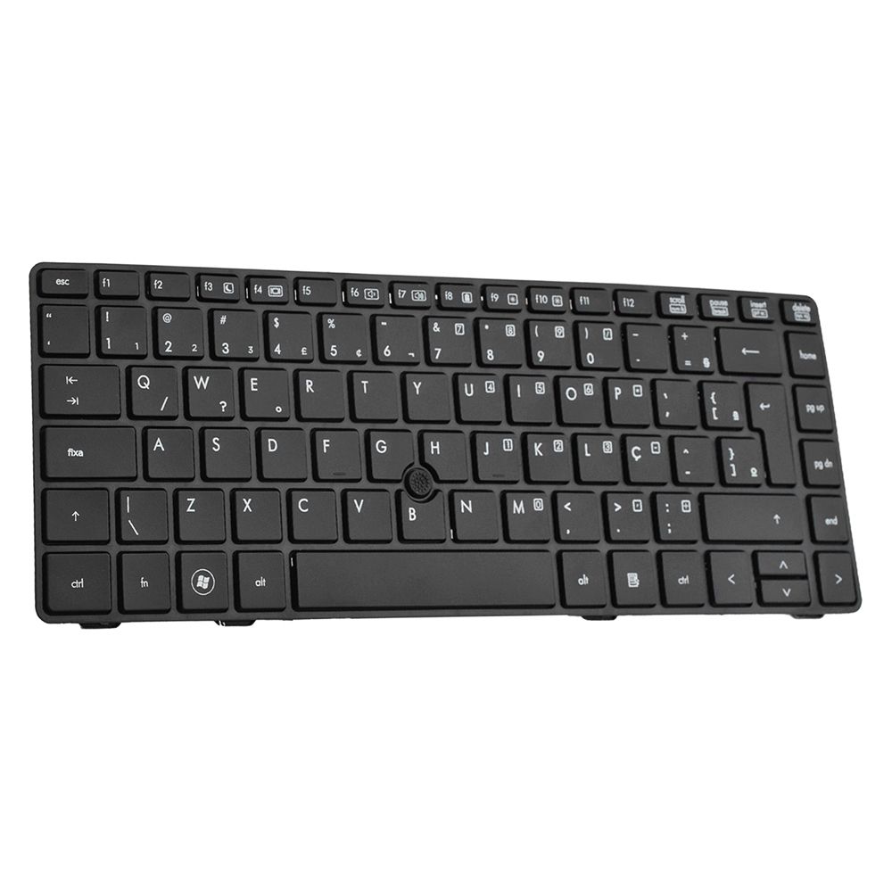 Teclado para Notebook Hp Probook com padrão ABNT2 Preto possui teclas confortáveis com Ç e 12 meses de garantia