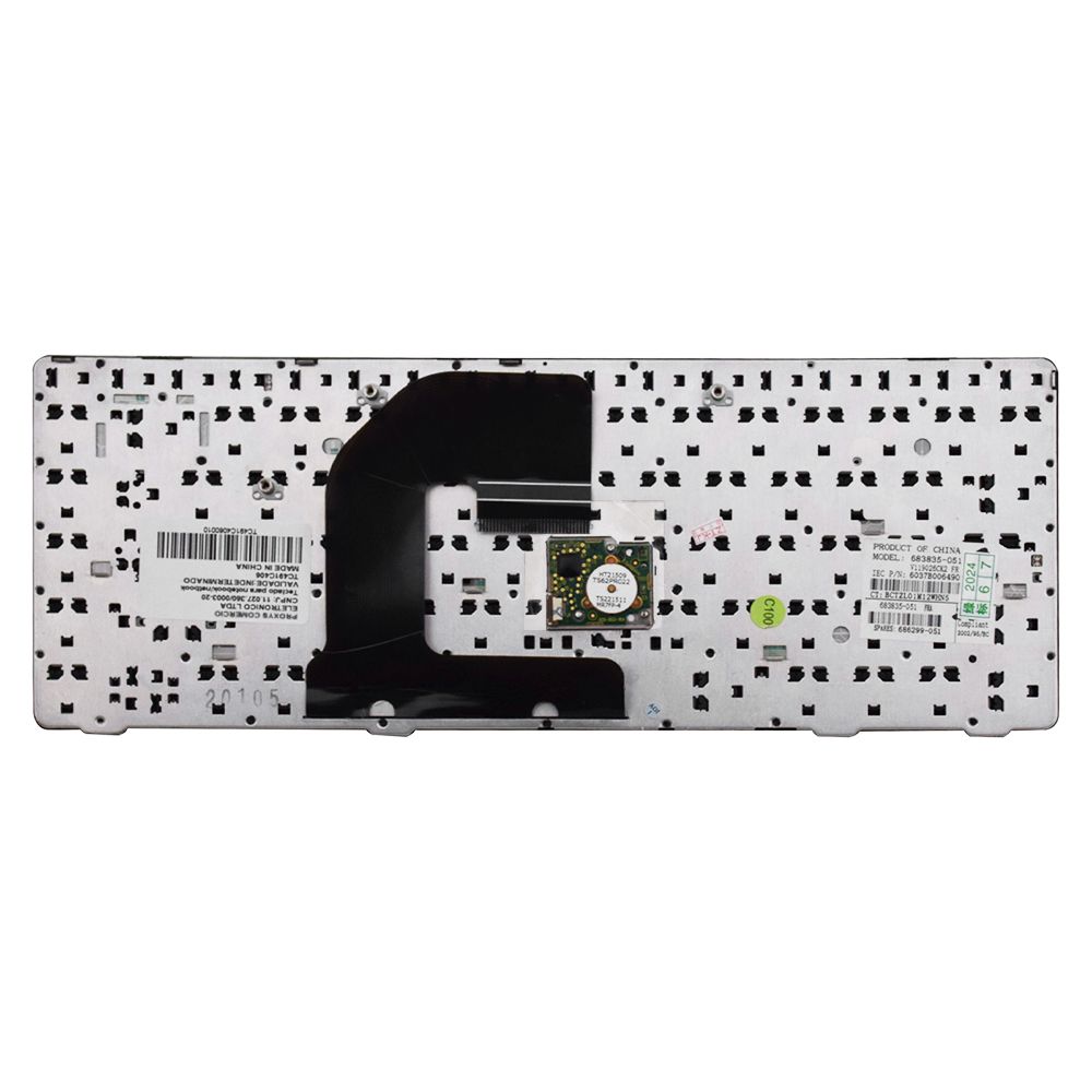 Teclado para Notebook Hp Probook 6460B Com Pointingstick ABNT2 Preto