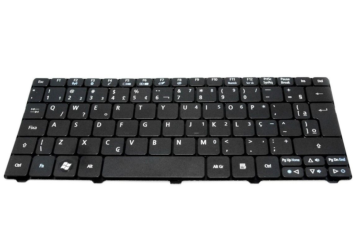 Teclado para Notebook Acer Aspire One PAV70 ABNT2 - F3 Bluetooth Preto