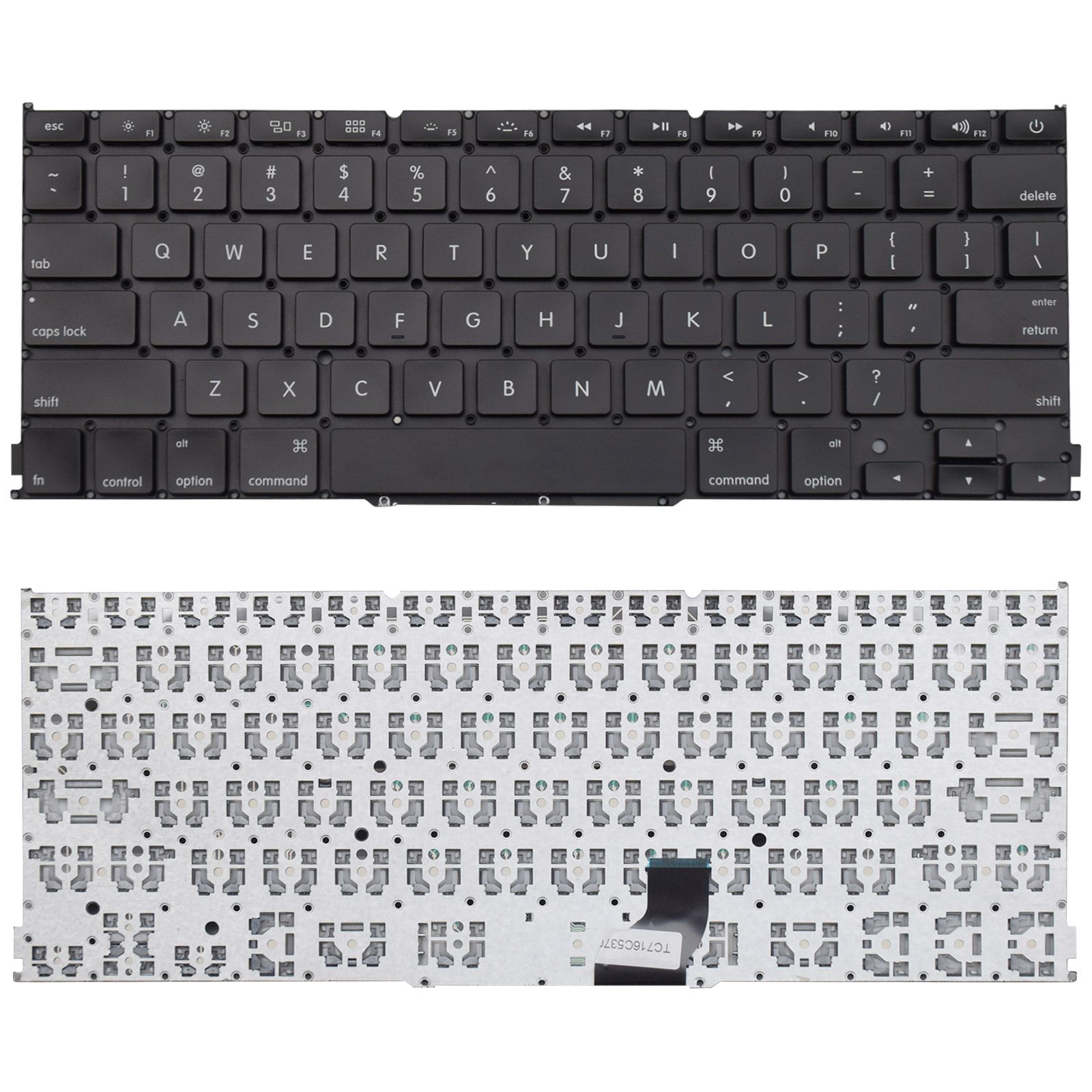 Teclado para Notebook Apple Macbook Pro ME864 LATE 2013 - 13" Inglês Internacional - US Preto
