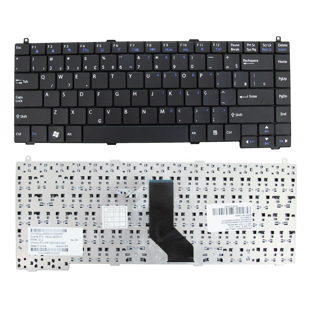 Teclado para Notebook Lg R480 Preto
