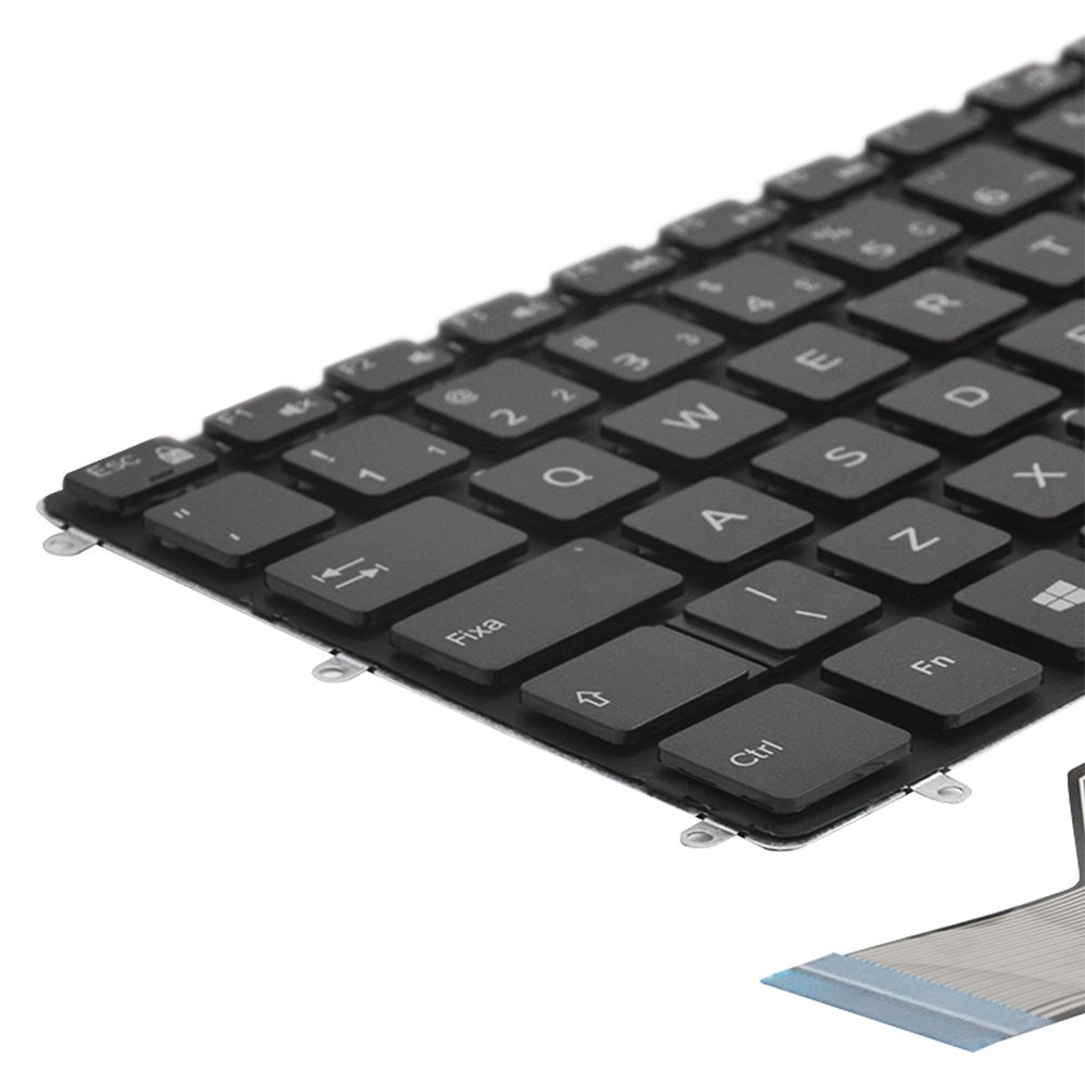 Teclado para Notebook Dell Vostro 14-3480 Sem Iluminação ABNT2 Preto