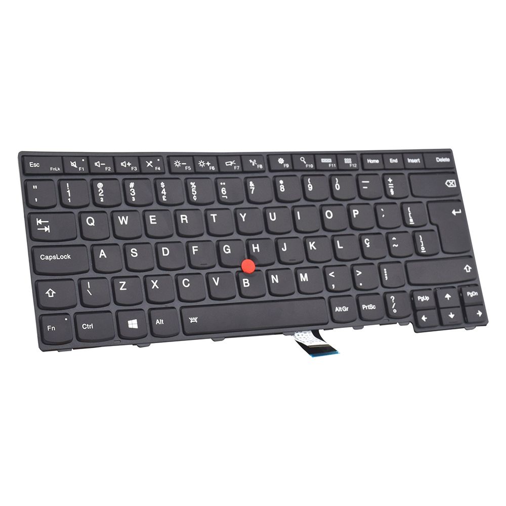 Teclado para Notebook Lenovo Thinkpad L440 Com Iluminação ABNT2 Preto