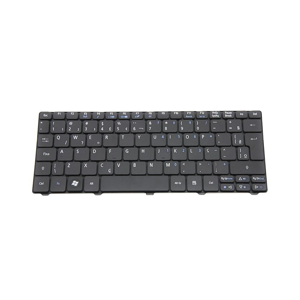 Teclado para Notebook Acer Aspire 521-533 D255 D257 D260 D270 ZH9, ABNT2 - F3 WI-FI Preto, possui teclas confortáveis e 12 meses de garantia.
