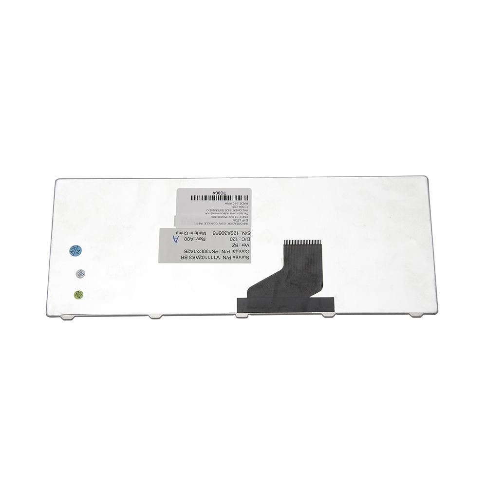 Teclado para Notebook Acer Part Number AEZH9600010, ABNT2 - F3 WI-FI Preto, possui teclas confortáveis e 12 meses de garantia.